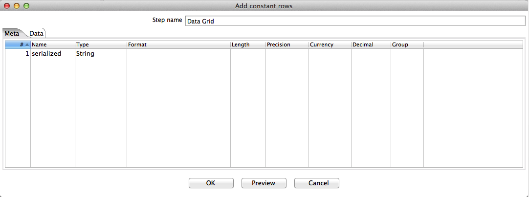 Data grid 1